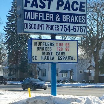 Fast Pace Mufler and Brake 